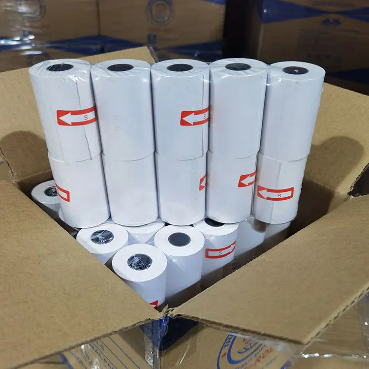 Customized Printed Continuous Printed Thermal Paper Offset Paper Roll 80x70mm