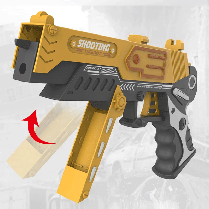 New toys battle burst rubber band gun can fire boy trigger pistol competitive shooting target game rubber band pistol for kids