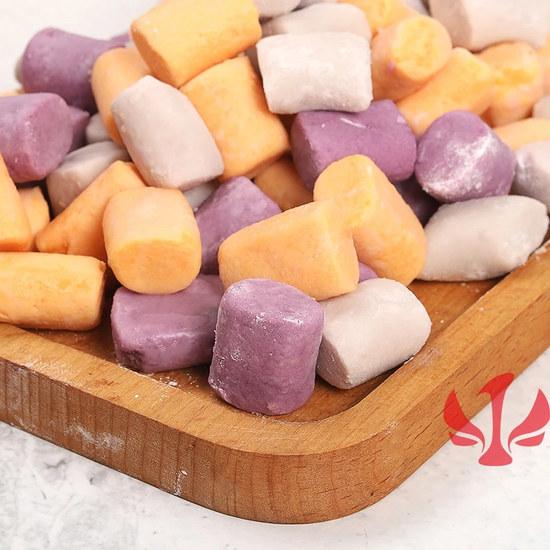 Wholesale Hot Sale Frozen Prepared Food Taro Tapioca Colour Taro Ball