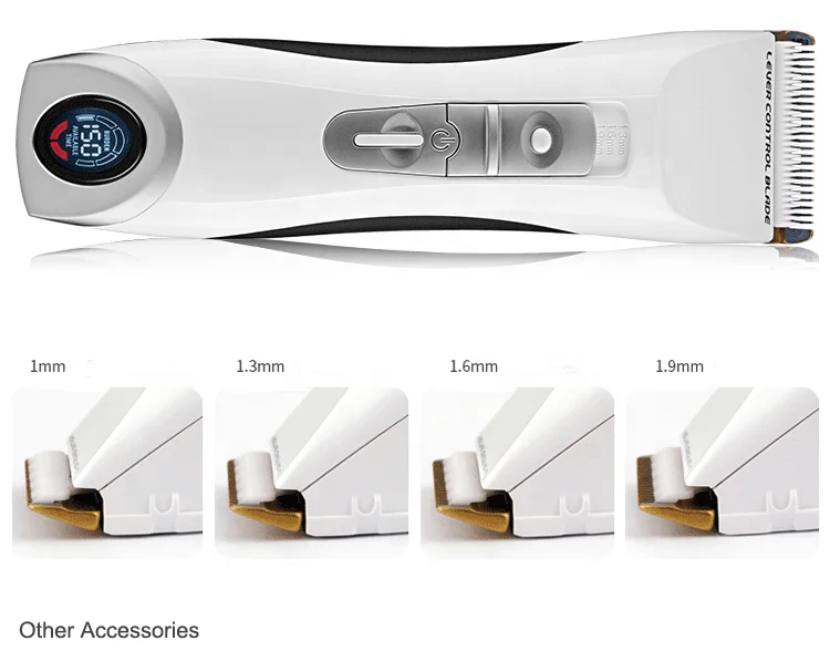 Electric Rechargeable Manual Hair Clippers Hand Push Barber Tools Powerful Li-ion Battery Hair Trimmer