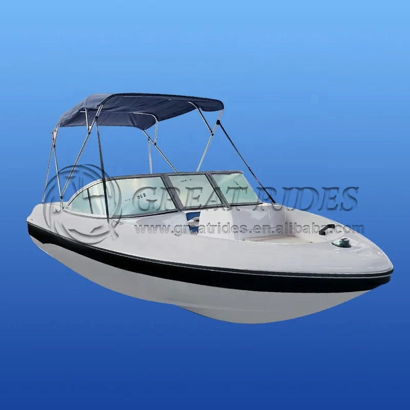 Surprise Price Open Luxury Yacht Lifestyle Fiberglass Fishing Boat 19ft/5.68m Racing Boat For Sale