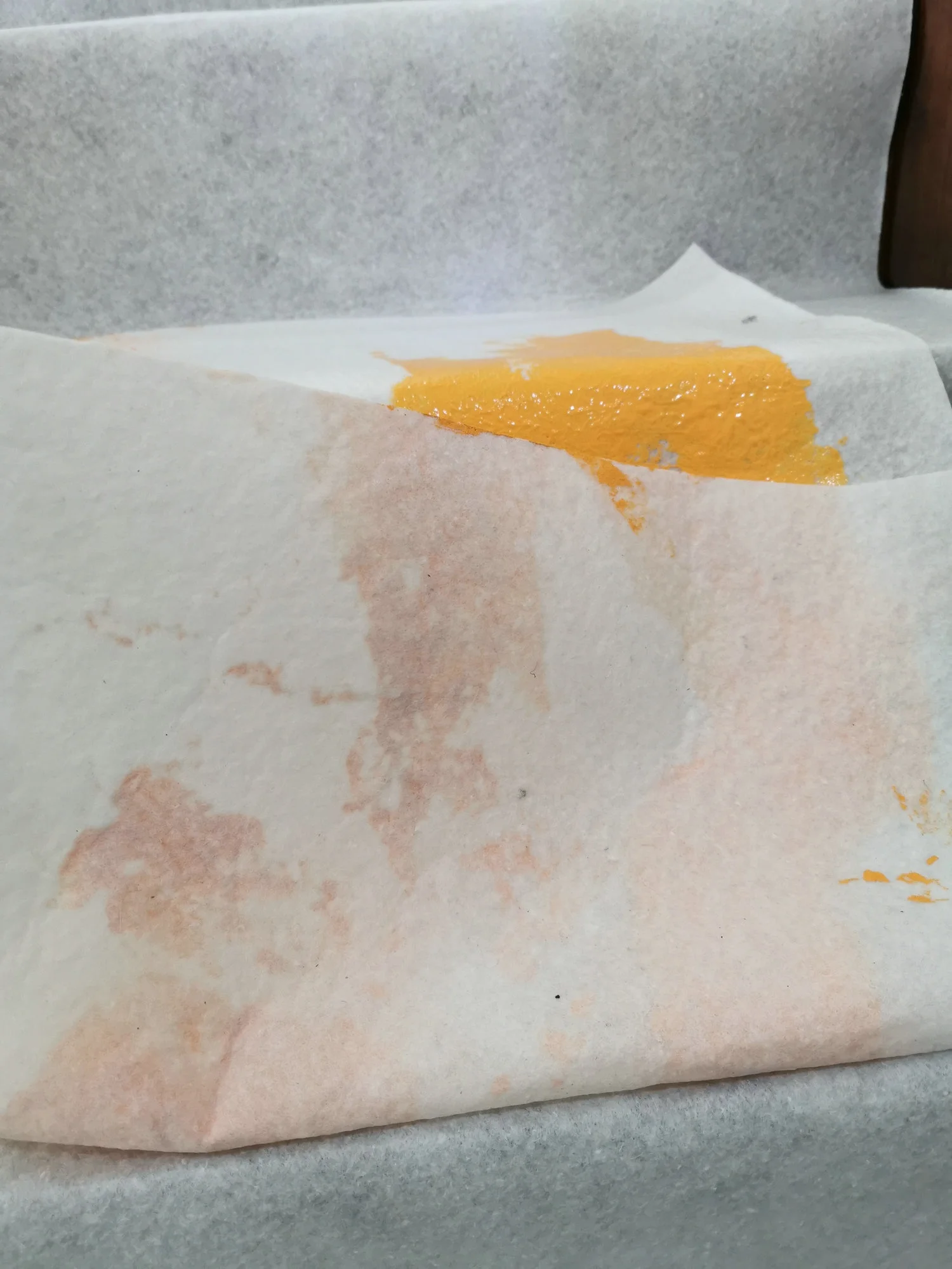 Hot sale 160g 1*25m  Self adhesive Floor protection felt Roll  paint cover fleece floorliner paint protection