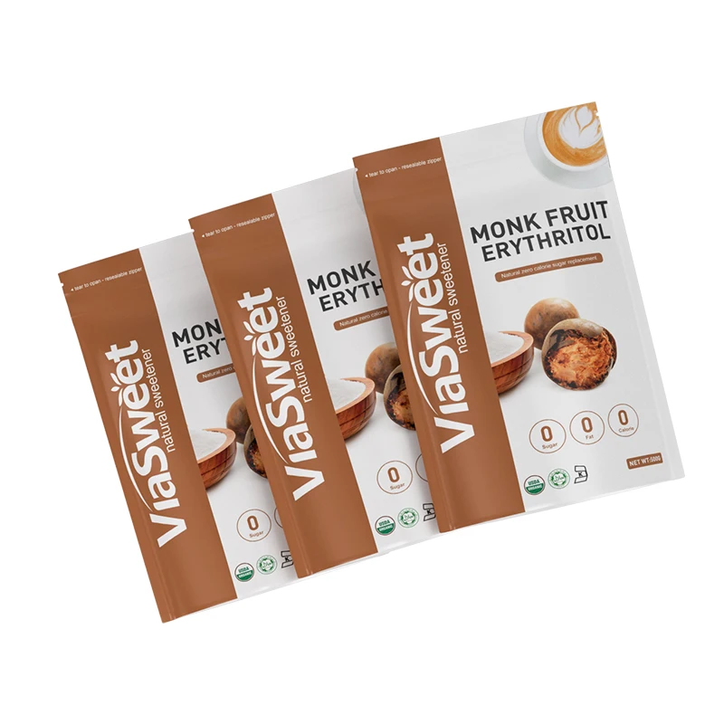 Hot selling natural sweetener keto sweetener monk fruit erythritol blend