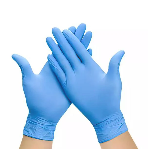 Custom Powder free mixed nitrile gloves Industrial butyl synthetic rubber gloves