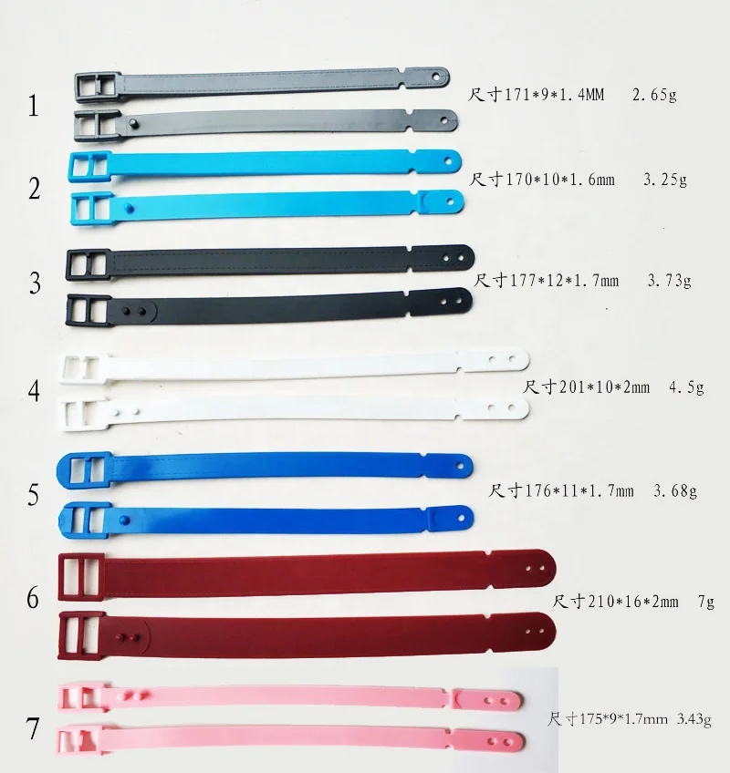 factory No charge plastic pvc colorful luggage label tag loop strap customized logo design