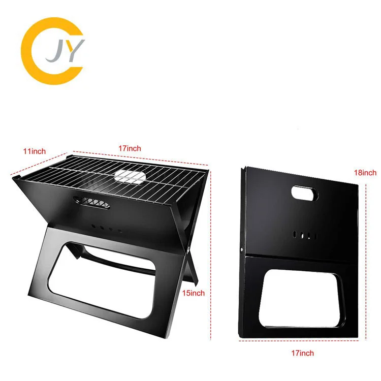 Folding Camping Barbecue Grill X Foldable Bbq Portable Charcoal Grills