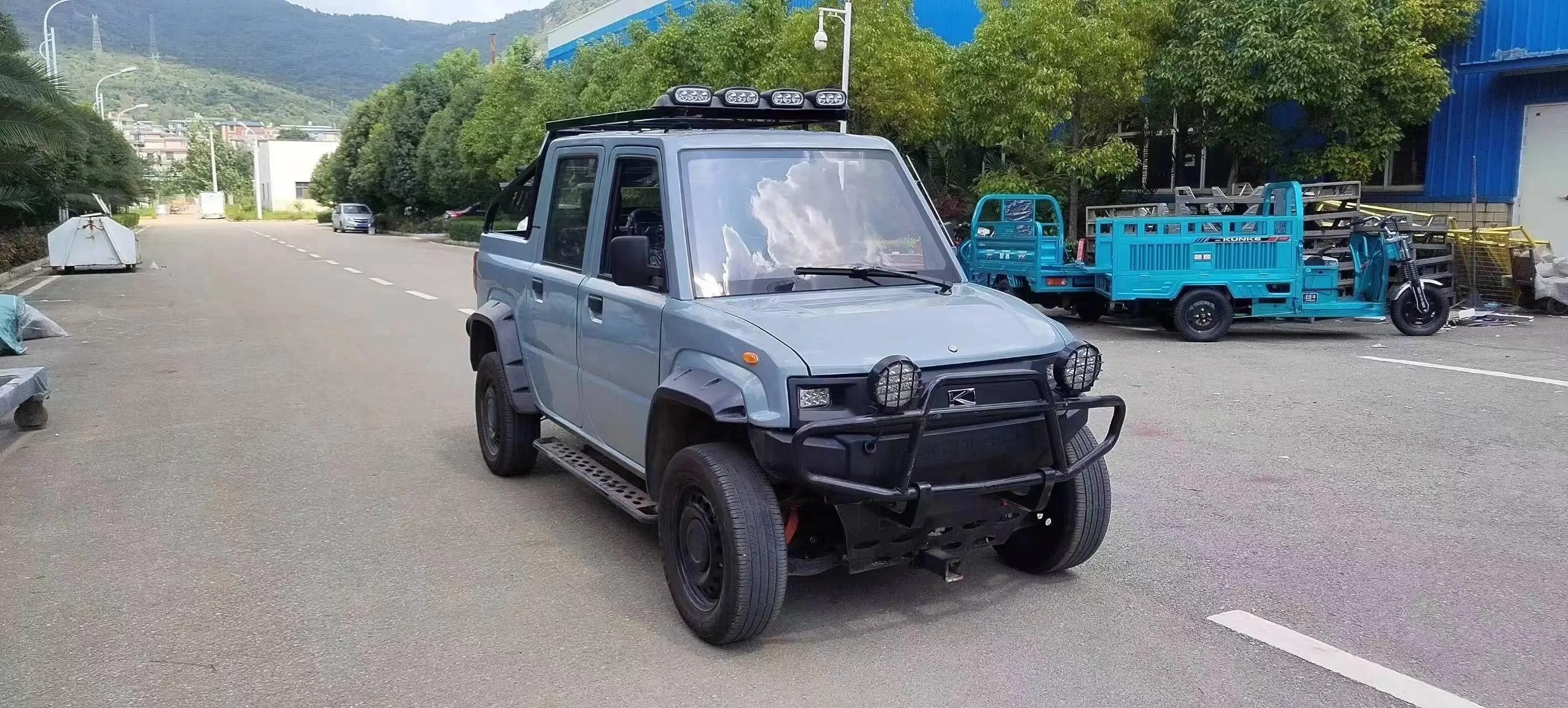 Новый мини-пикап 4wd с левым рулем и небольшим пикапом 73 6 В 10 5 кВт Электрический Пикап для продажи
