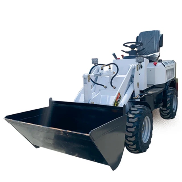 Electric hydraulic wheel tilting machine skid steer earthmoving machinery micro skid steer loader