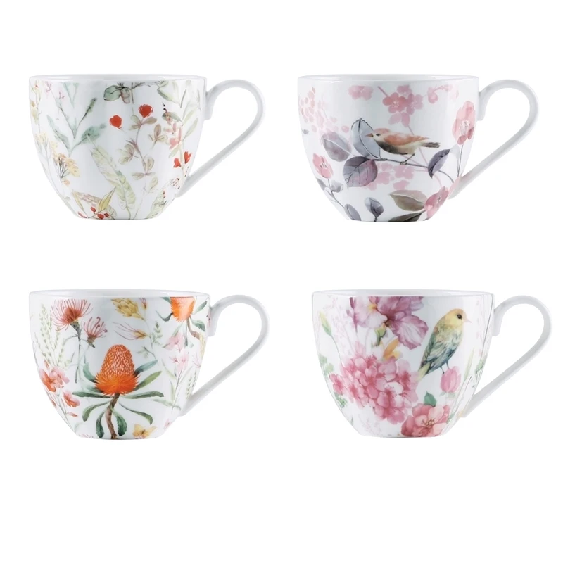 MG59 Ceramic Bone China Tea Cup Coffee Mug Gift Set with Color Box Gift Box