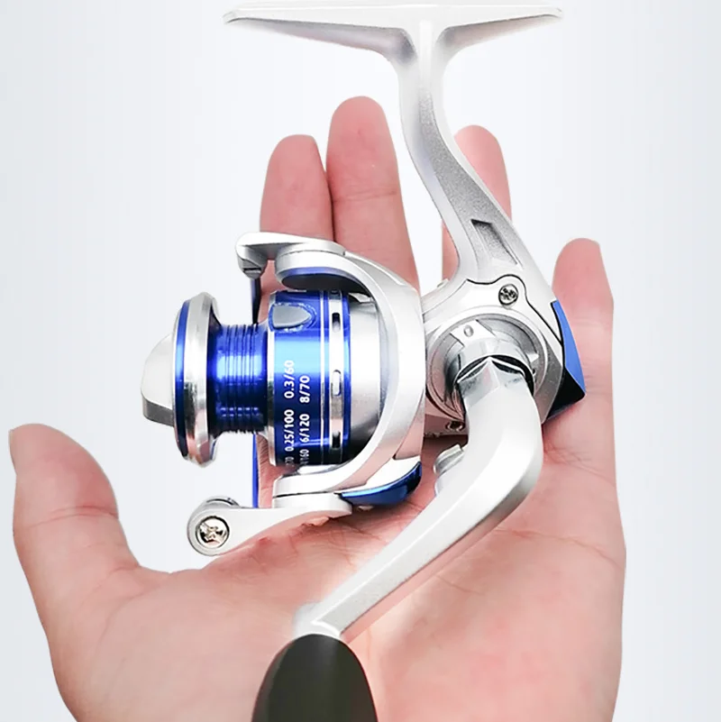 Haroi размер 500 gulungan udang Рыболовная катушка мини