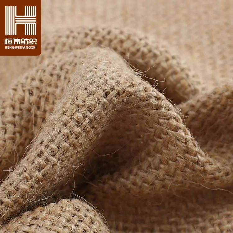 
Sample Free India Jute Yarn Dyed Fabric for Sofa Upholstery 