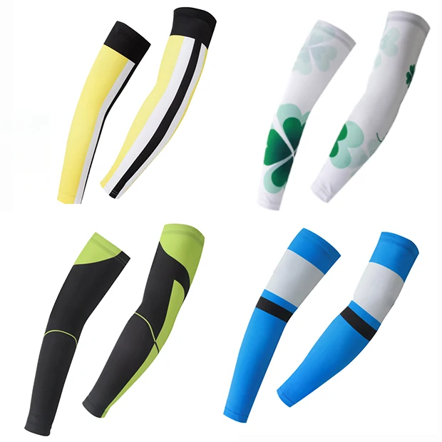Breathable arm sleeve sports copper cycling accessories sun protection unisex fashion arm sleeve