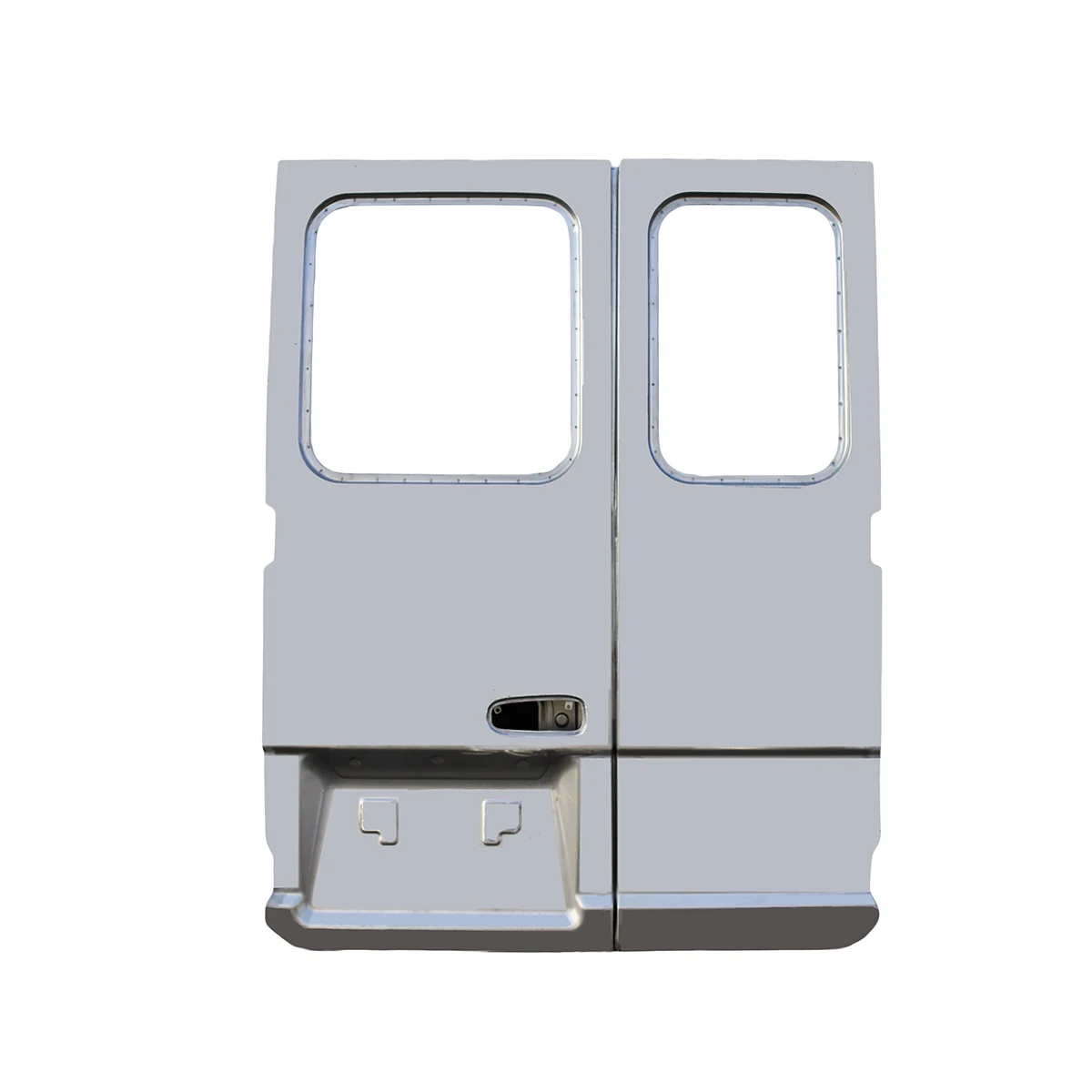 DC06 steel metal passenger rear double opening door for Toyota Coaster