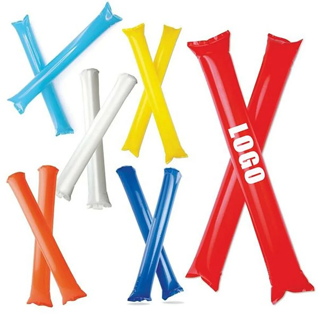 
Custom 24inch Thickened 0.07mm PE Inflatable Thunder Cheering Stick 