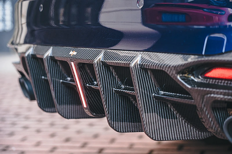 2017-2019 Audi A4L S4 upgraded bctxe style carbon fiber front lip rear diffuser body kit  perfect accessories