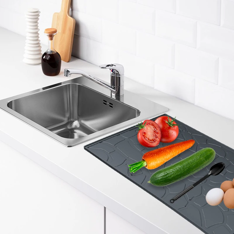 Новый дизайнерский силиконовый коврик Wellfine, коврик для шкафа против усталости, коврик для ванной комнаты с водонепроницаемым моющимся