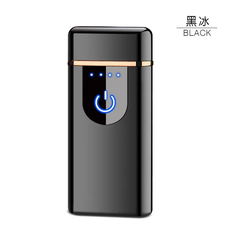 USB-дисплей с сенсорным аккумулятором металлическая ветрозащитная электронная сигарета для курения