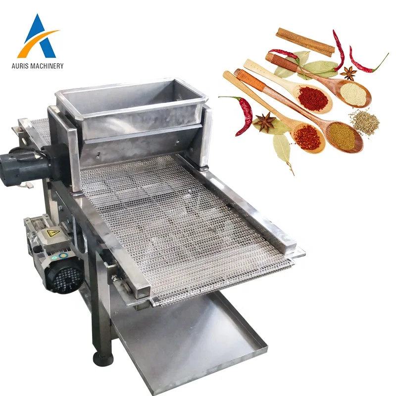 Snacks cookies donut decoration nuts spreading machine sugar sesame seeds sprinkling machine with mesh belt