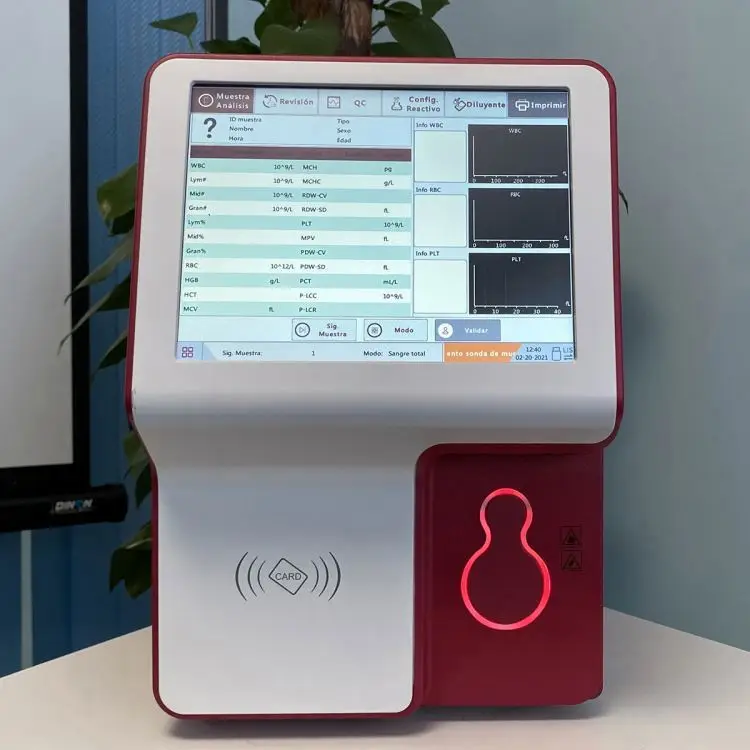 Easy Operate Single Channel 3 Color Histograms China Cheap Vet Hematology Analyzer