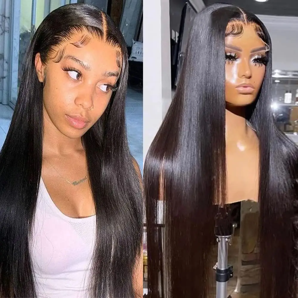 Frontal Glueless Full Hd Lace Wig,Cuticle Aligned Virgin Raw Indian Hair Wig,Unprocessed 100% Full Lace Human Hair Wig