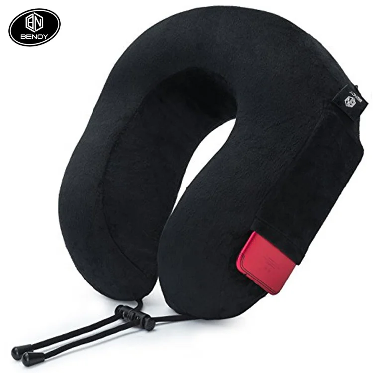 Factory new portable washable good quality airplane U Shape Neck head chin Support Memory Foam Travel Pillow