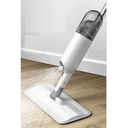 Бытовая швабра с распылителем, поворот на 360 градусов, швабра из микрофибры с распылителем