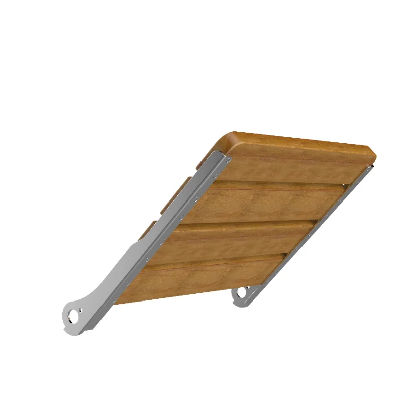 Folding Shower Seat Wall Mounted Shower Wood Seat Bath Chair Stool household Wall Mounted Elderly Folding Shower Seat