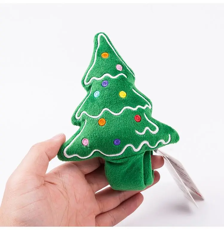 
Flying Outlets Sequin Clap Circle Christmas Pat Hand Ring Christmas Santa Slap Bracelet Gifts 