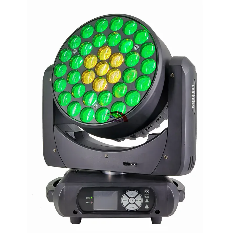 2023 Product High Durability Stage Lights 37X15W Beam Wash Zoom LED Moving Head Light