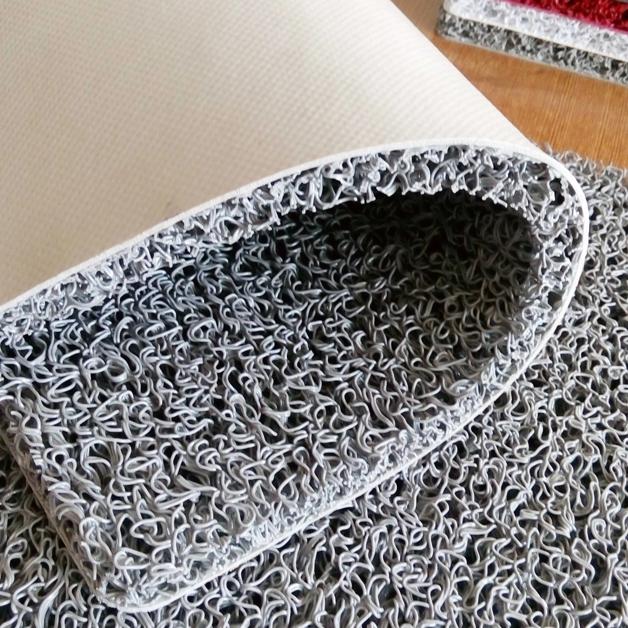 Manufacturer custom PVC Coil Door Mat anti slip floor carpet roll Vinyl Floor Mat PVC Coil Mat pvc firm back