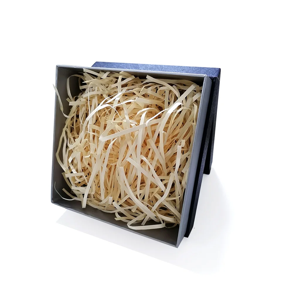 Bio Degradable Wood Straight Shredded Paper Filler For Carton Filling Shredded Crinkle Paper