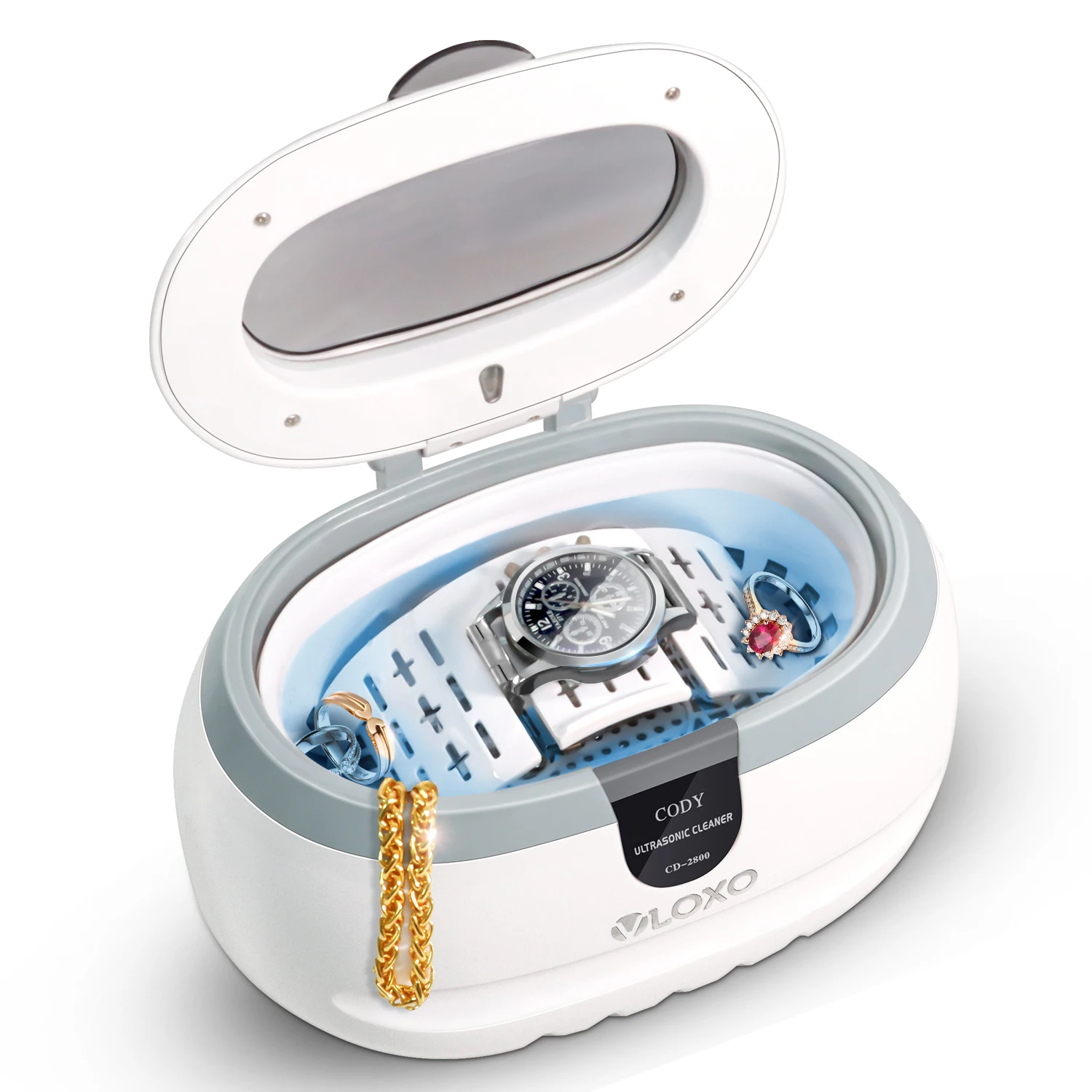 Portable Household Ultrasonic Cleaner for jewelry, glasses, watches, dental