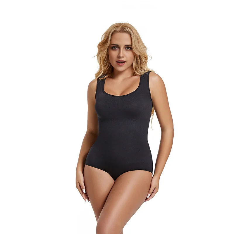 New Backless Camisole Tights Bodysuit One-Piece Body Shaper Women Elasticity Sexy Shapewear Sculpting Seamless Jumpsuit