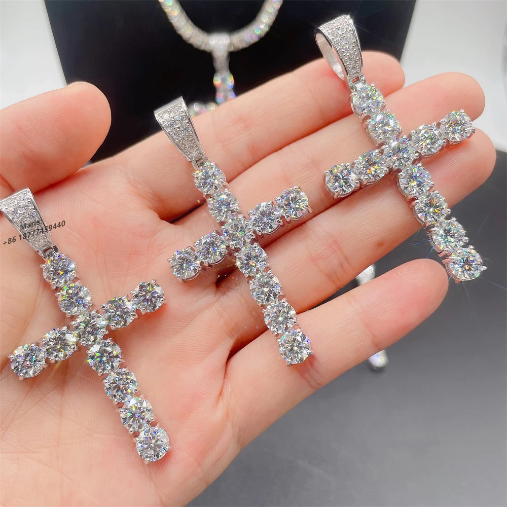 Кулон с муассанитом Ювелирное Украшение бриллиантом s925