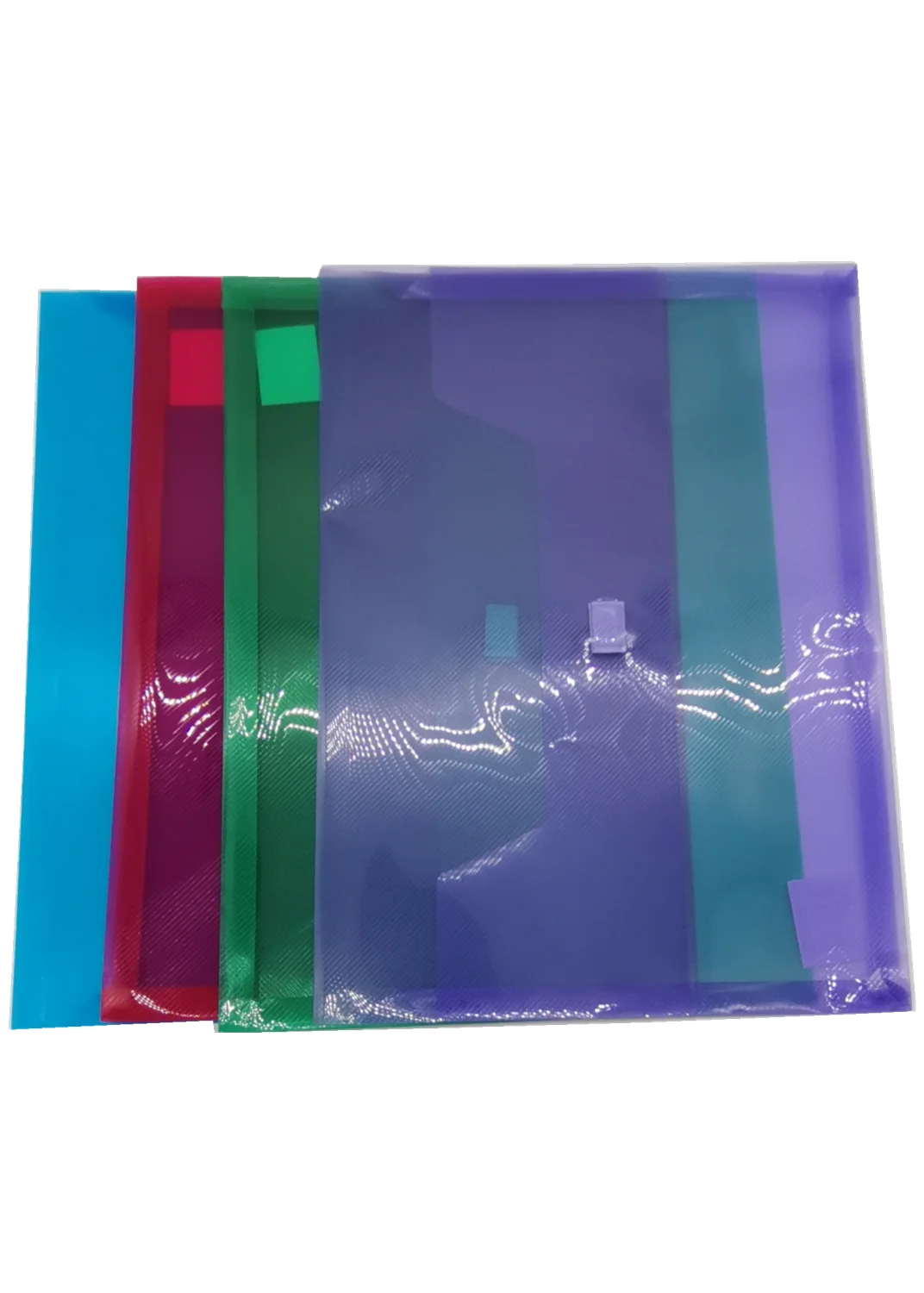 A4 Multi-Color Translucent Plastic Folder PP Folder