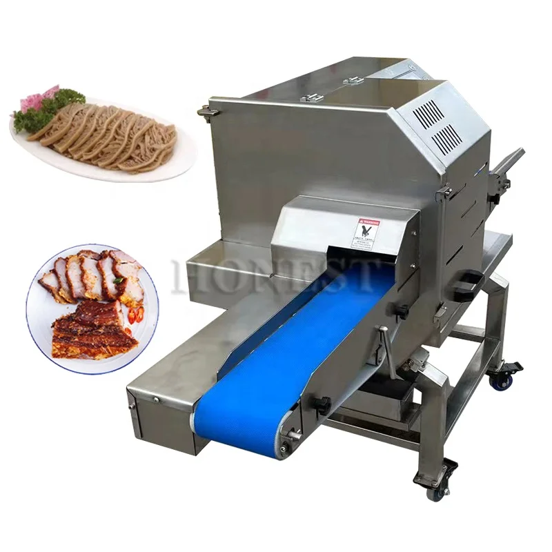High Efficiency Slicer Machine Meat / Meat Slice Cutter / Cooked Meat Slicing Machine