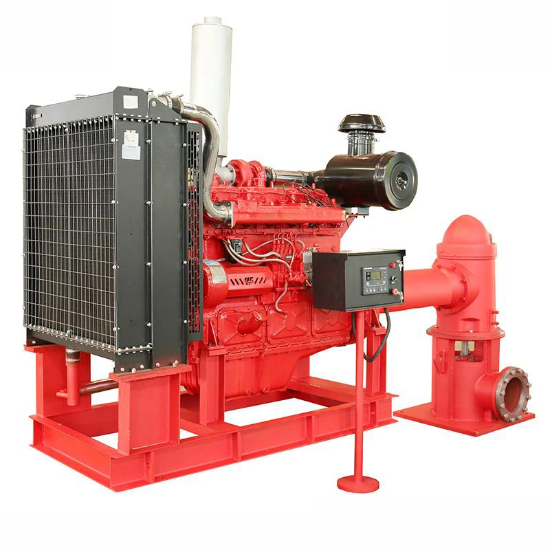 New diesel engine vertical long shaft deep well centrifugal water pump high water pressure fire pump