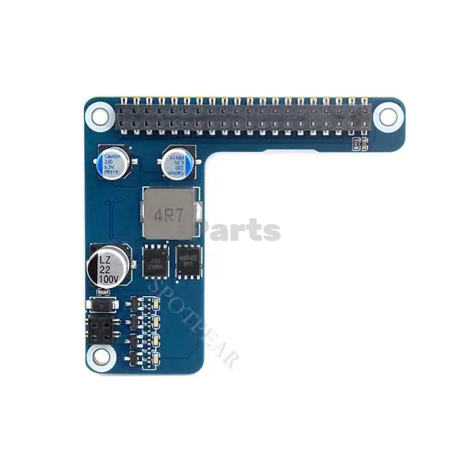 Плата расширения iParts PoE-HAT Raspberry Pi 5 Mini Power Over Ethernet RJ45