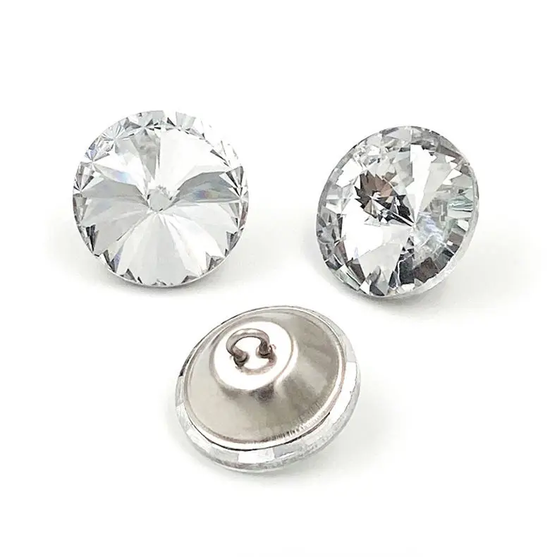 Rhinestone Crystal Buttons With Round Buttons For Sewing Sofa Upholstery Button Diy Crafts Decoration
