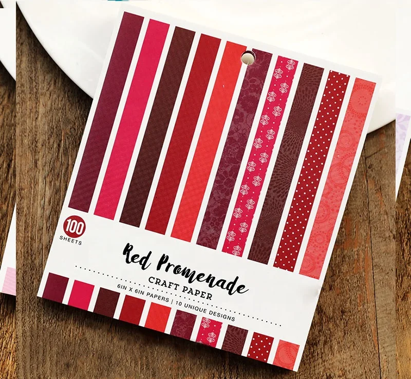 6x6 дюймов бумажная подкладка для альбома для скрапбукинга/Высококачественная печатная бумага/бумага для узоров