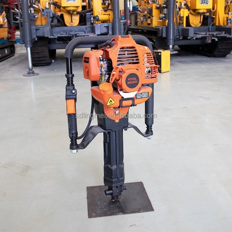 Gas Powered Petrol Pile Driver 120mm Fence Hammer Portable Post Driver Hammer epa Engine