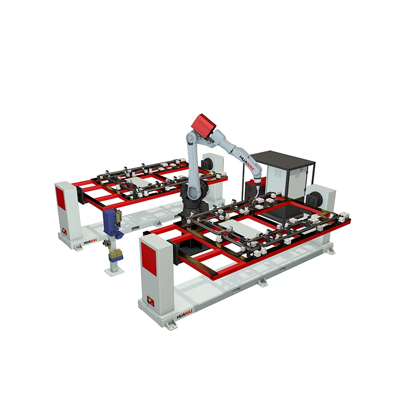 industrial automatic The factory supplies single-shaft frame welding positioners 6-9 Axis robot workstation