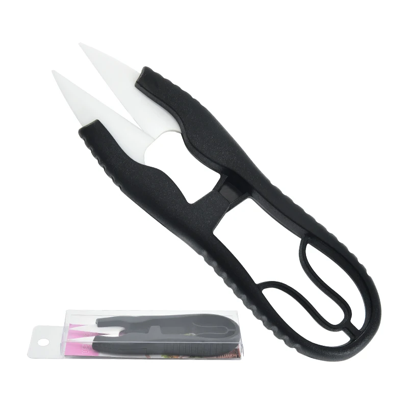 Amazon hot Stainless Steel Garment Scissor Cutter Thread Tailor Scissor U shape Embroidery scissors for home