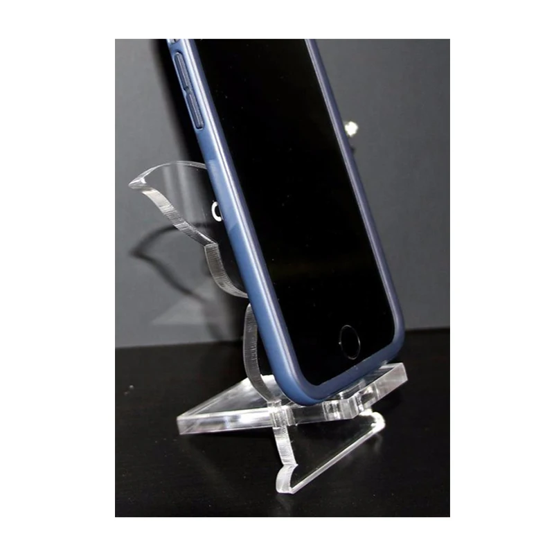 Movie Character Acrylic Mobile Phone Holder Custom Animated Figure Clear Acrylic Phone Holder Portable Smart Phone Stand