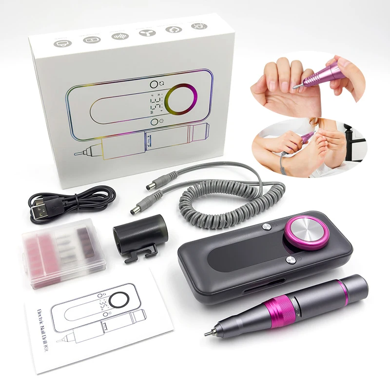 Exfoliating Polishing portable mini USB Manicure Pen Sander electric nail polisher nail drill machine 35000rpm professional