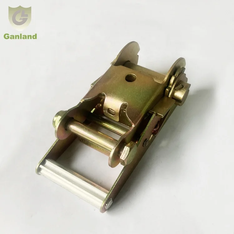 GL-16713 Cargo Control 53mm 3t Straight Aluminum Handle Ratchet Adjustable Ratchet Buckle