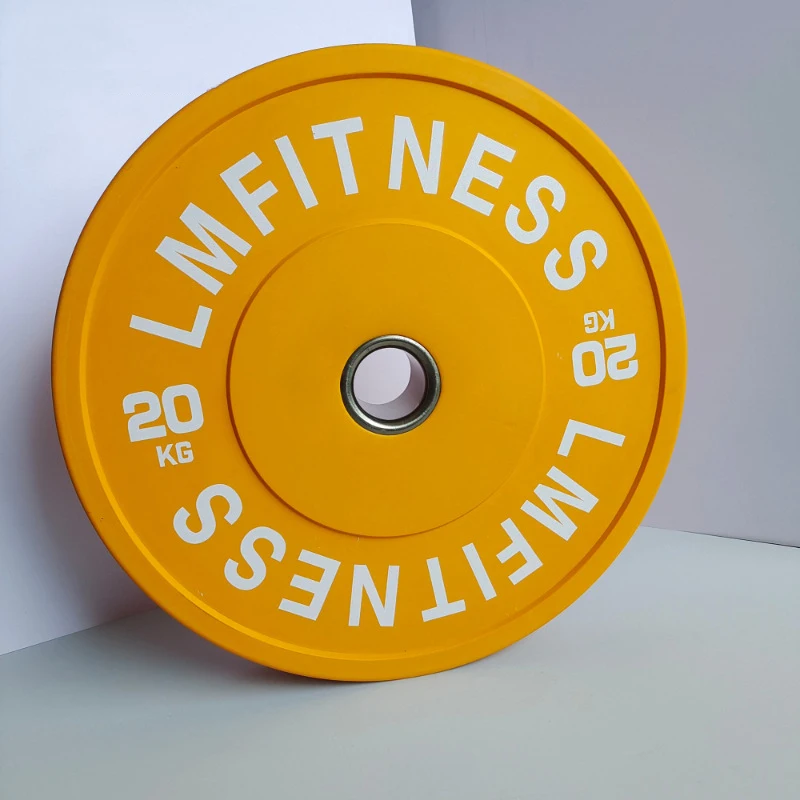 Fitness Weight lifting KG Steel Bumper Plates Powerlifting Calibrated Weight Plate