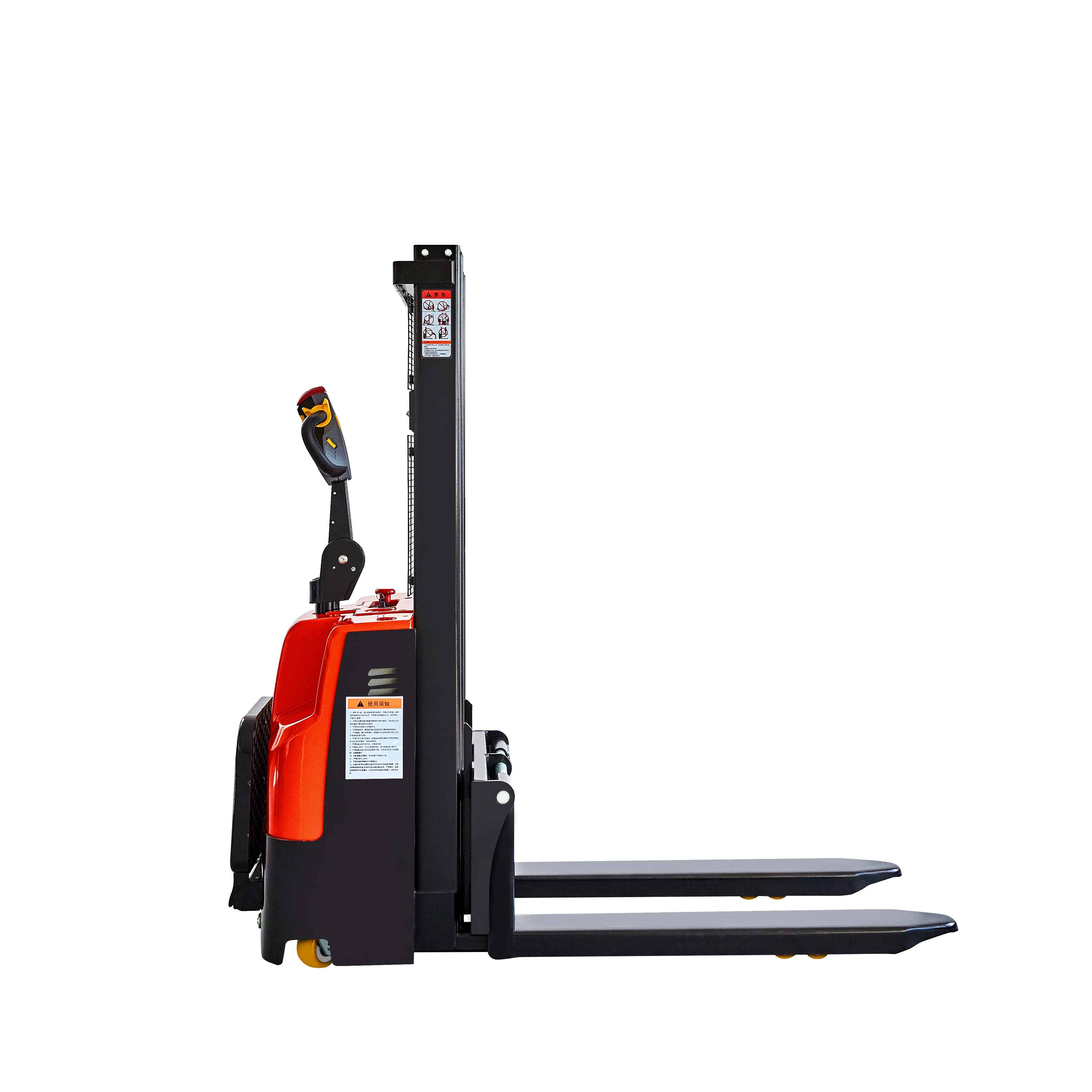1Ton Hydraulic Drive Electric Pallet Truck Fork Lift Stacker for Manufacturing Plant
