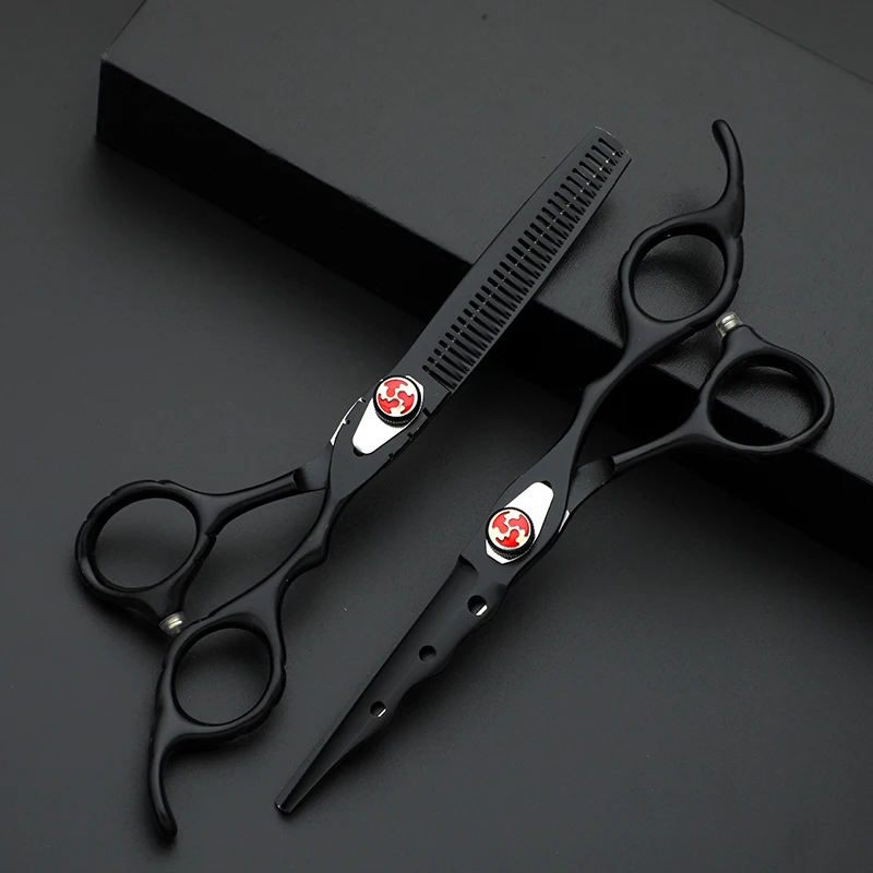 F81 Professional Barber Scissors 5.5/6 Inch Stainless Steel with Sharp Tip for Hair Cutting in Barber Shops and Salons