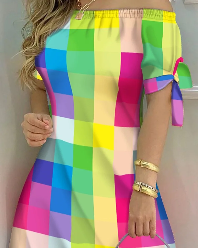 spring 2022 women s clothing new arrival hot sale Resort inspired gradient tie dye floral print dress